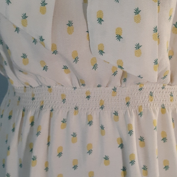 NWT Jessica Simpson White Sz Small Floral Halter Dress - Picture 7 of 15